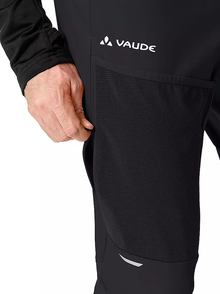 VAUDE | Herren Touren Softshellhose Larice Light | schwarz