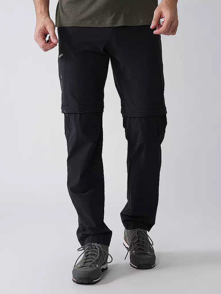 VAUDE | Herren Wanderhose Farley Stretch T-Zip III Zip-Off | schwarz