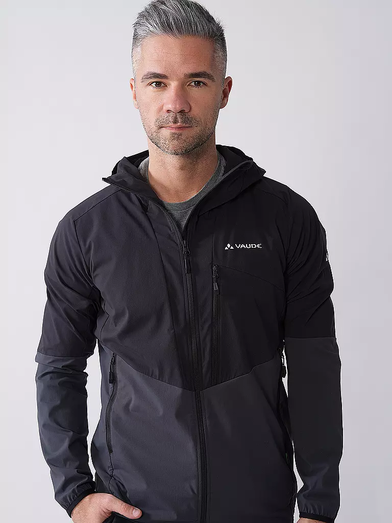 VAUDE | Herren Wanderjacke Tekoa Hoodie | schwarz