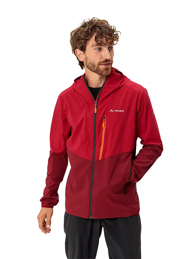 VAUDE | Herren Wanderjacke Tekoa Hoodie | dunkelrot