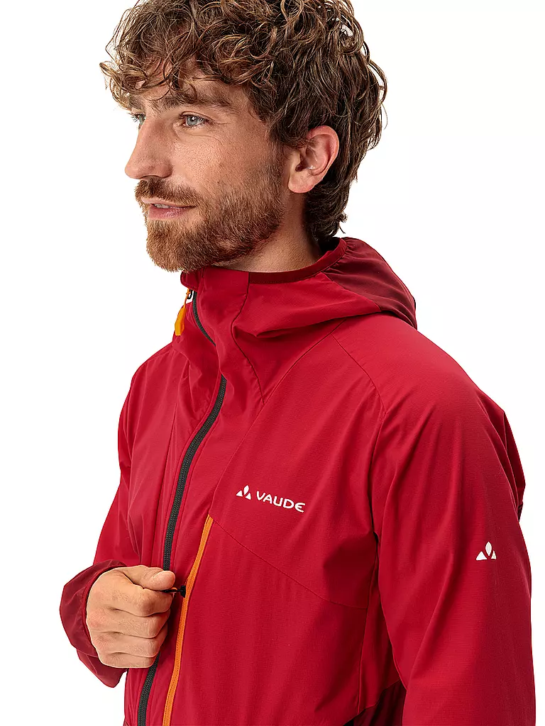 VAUDE | Herren Wanderjacke Tekoa Hoodie | dunkelrot