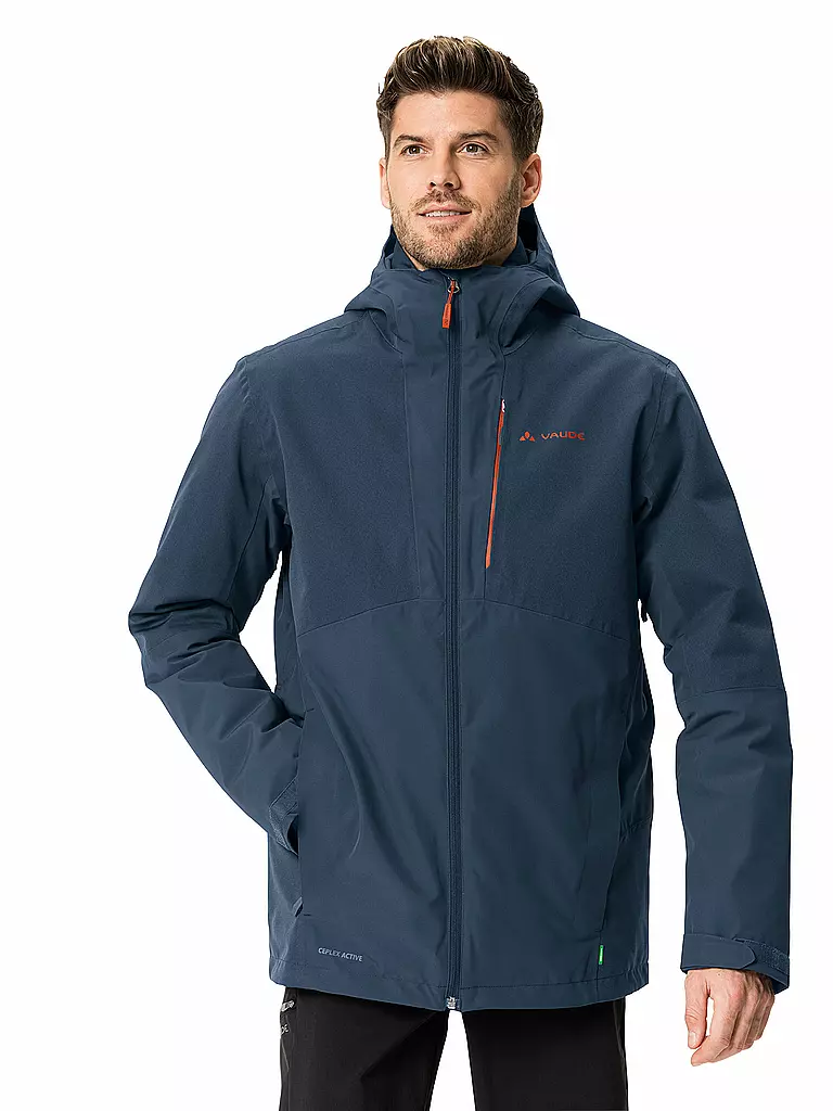 VAUDE | Herren Winterjacke Miskanti II 3in1 | dunkelblau