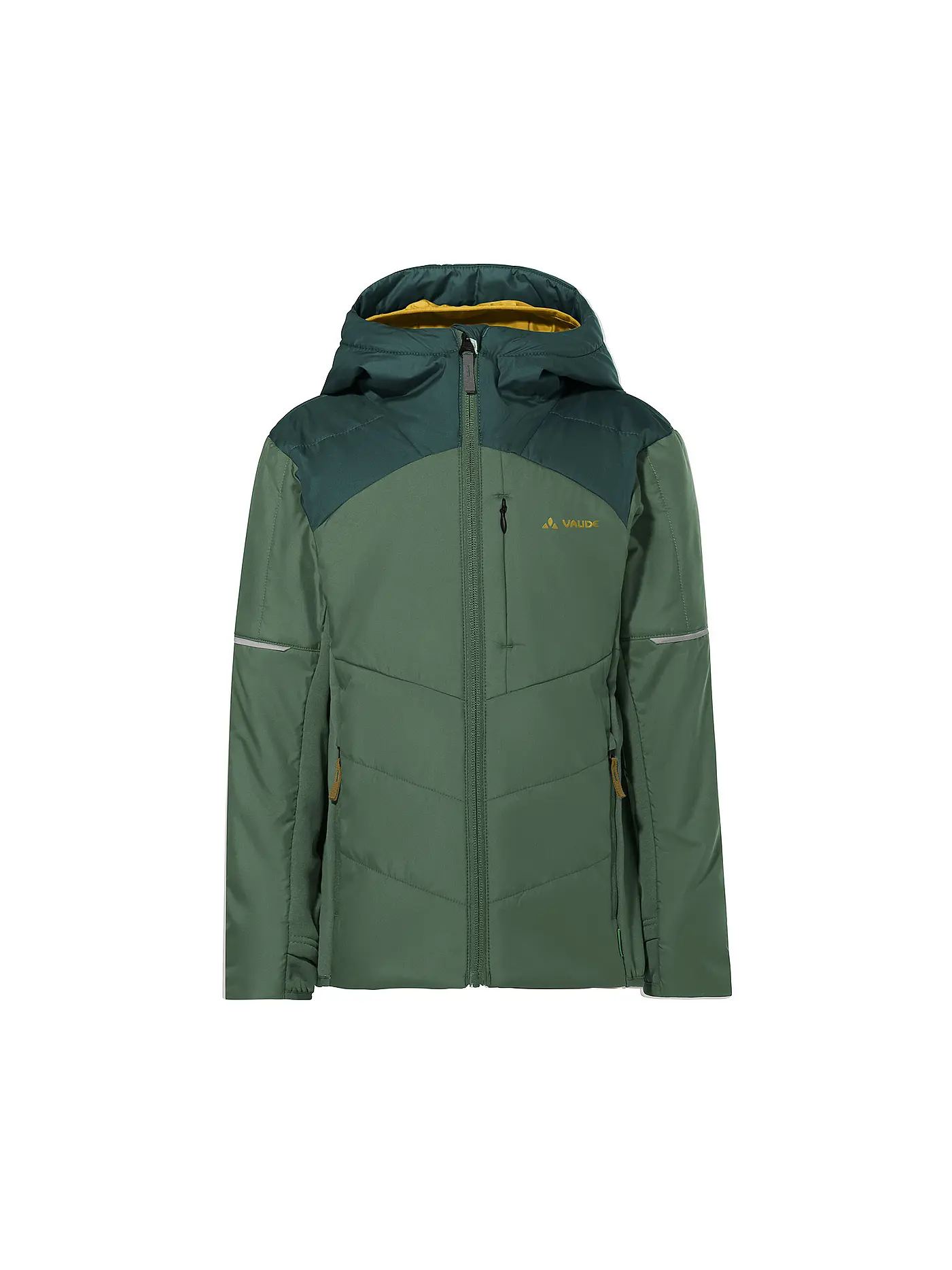 VAUDE | Kinder Hybridjacke Capacida II Hoodie | dunkelgrün