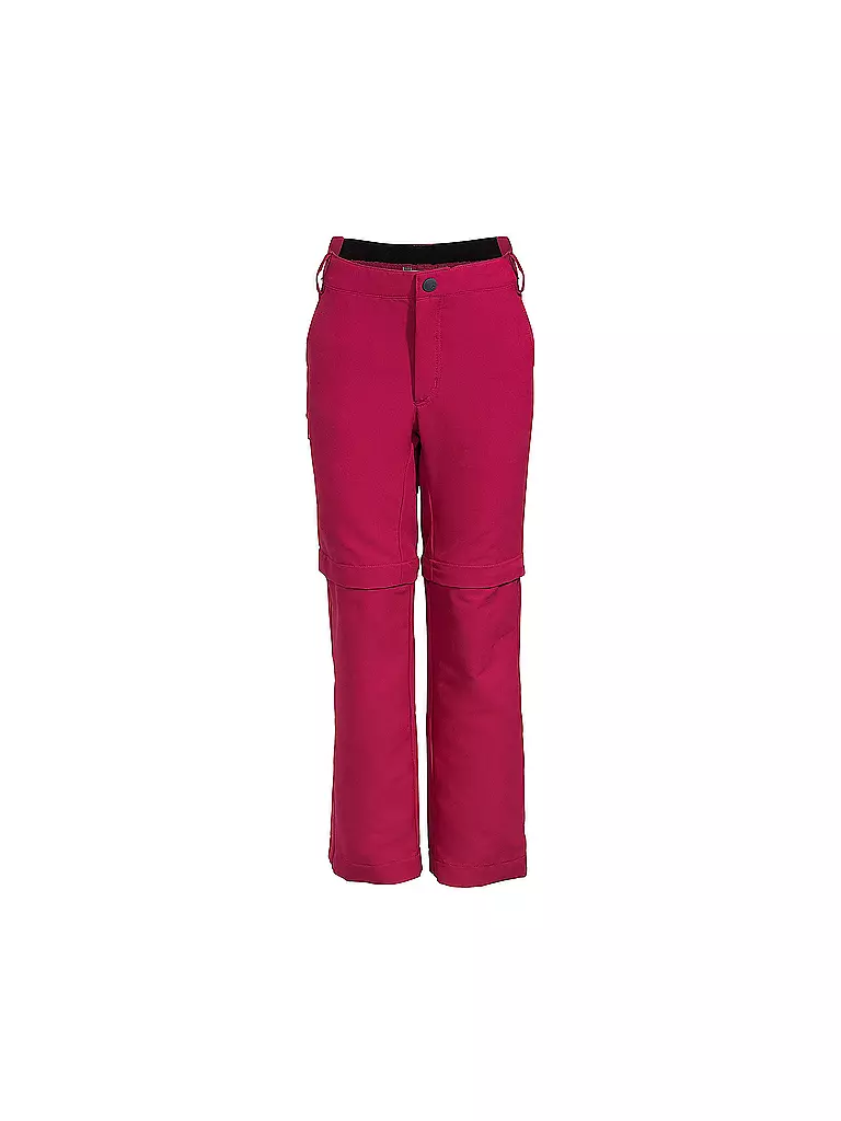 VAUDE | Kinder ZipOff Hose Detective Stretch | rot