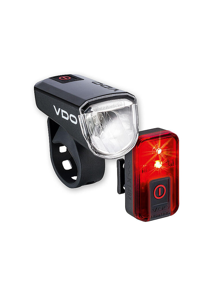 VDO | Fahrrad-Beleuchtungsset Eco Light M30 StVZO | schwarz