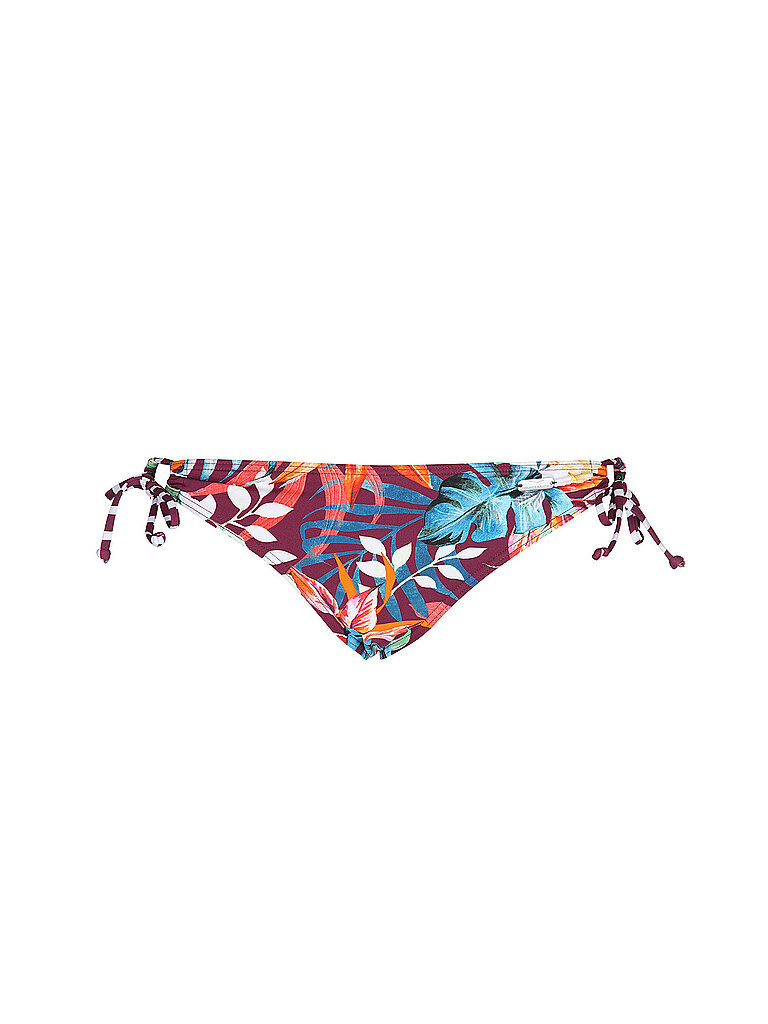 VENICE BEACH Damen Bikinihose mit Ring dunkelrot | 38