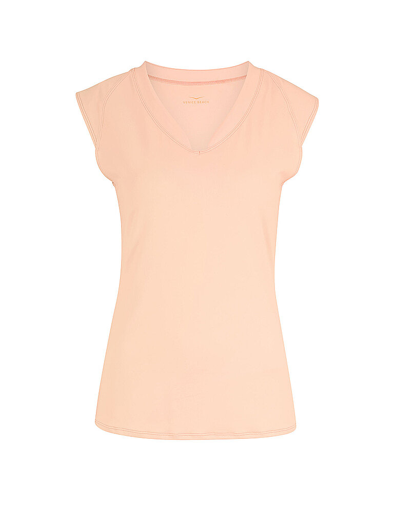 VENICE BEACH Damen Fitnessshirt Eleam koralle | L