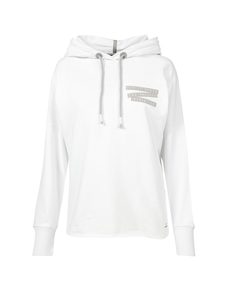 VENICE BEACH Damen Fitness-Kapuzenpullover Denise weiß | S