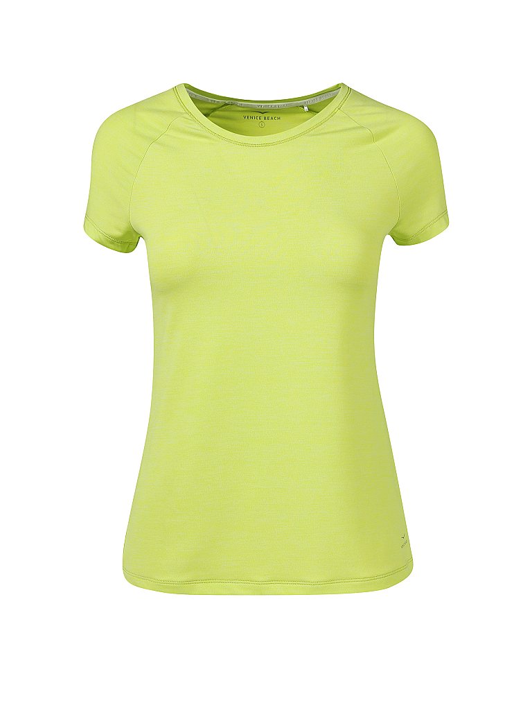 VENICE BEACH Damen Fitnessshirt Derya gelb | S