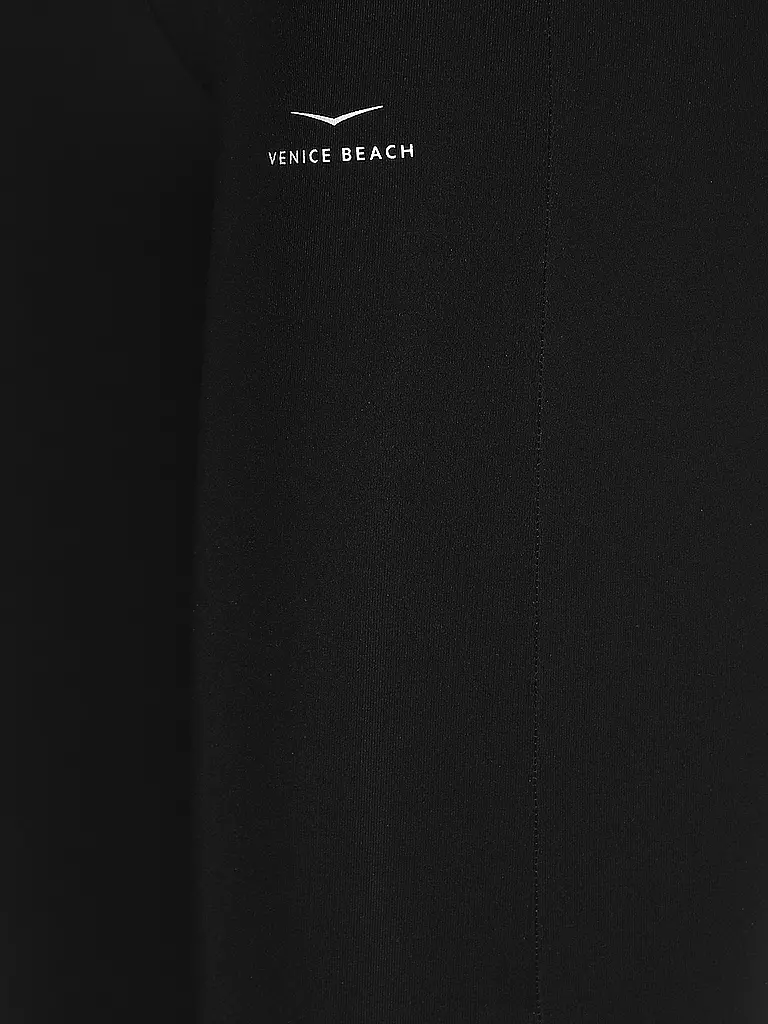 VENICE BEACH | Damen Fitnesscapri Yoko | schwarz