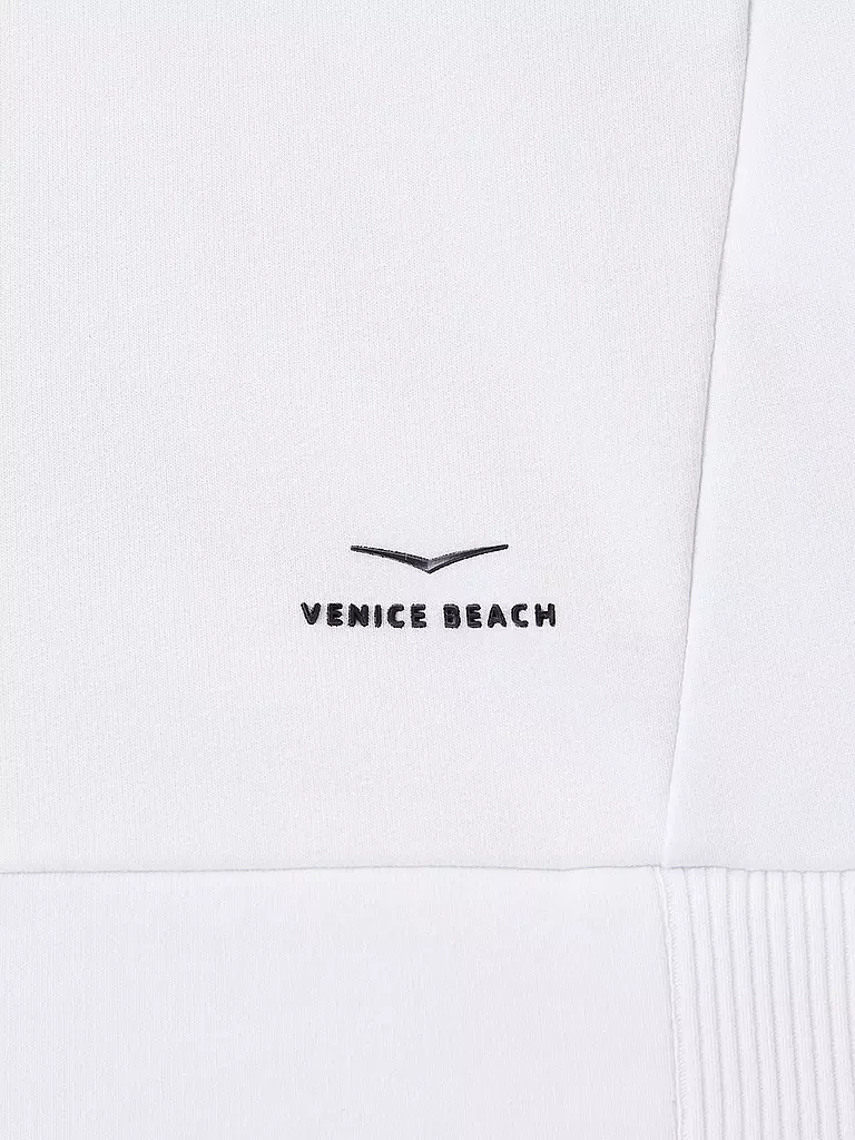 VENICE BEACH | Damen Fitnesshoodie Jil | weiss