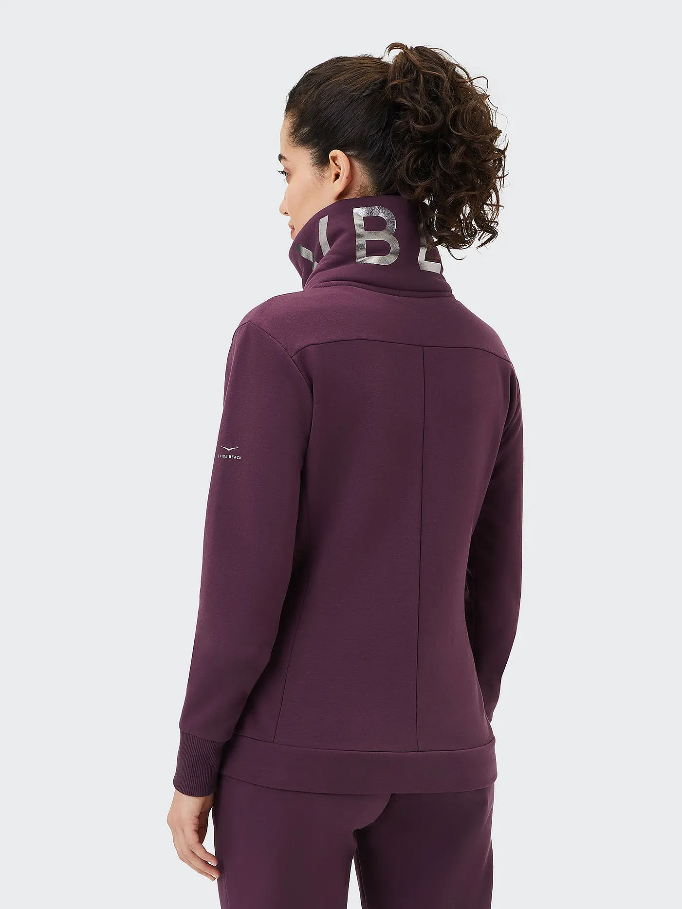 VENICE BEACH | Damen Fitnessjacke Camilla | dunkelrot