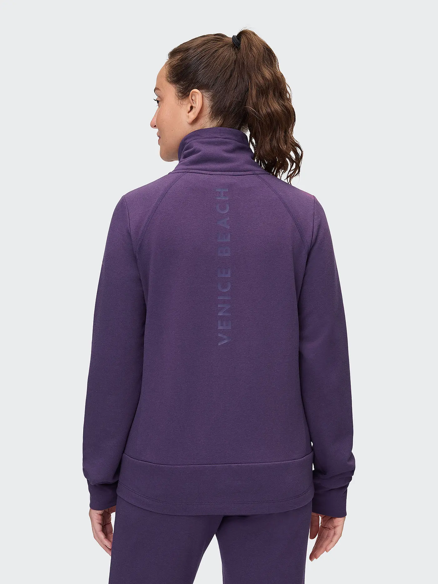 VENICE BEACH | Damen Fitnessjacke Florence | lila