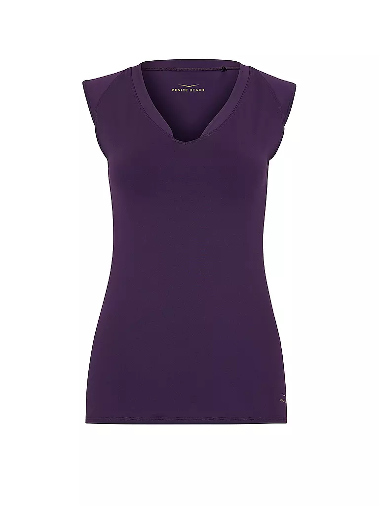 VENICE BEACH | Damen Fitnessshirt Eleam | lila