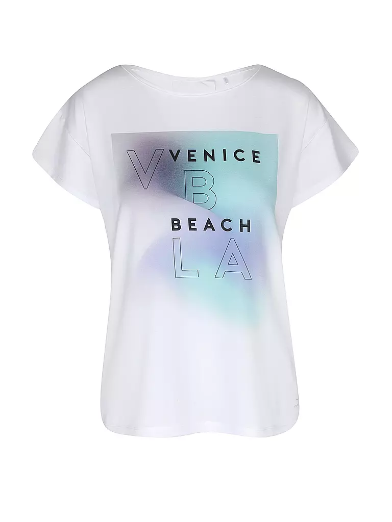 VENICE BEACH | Damen Fitnessshirt Tiana | weiss