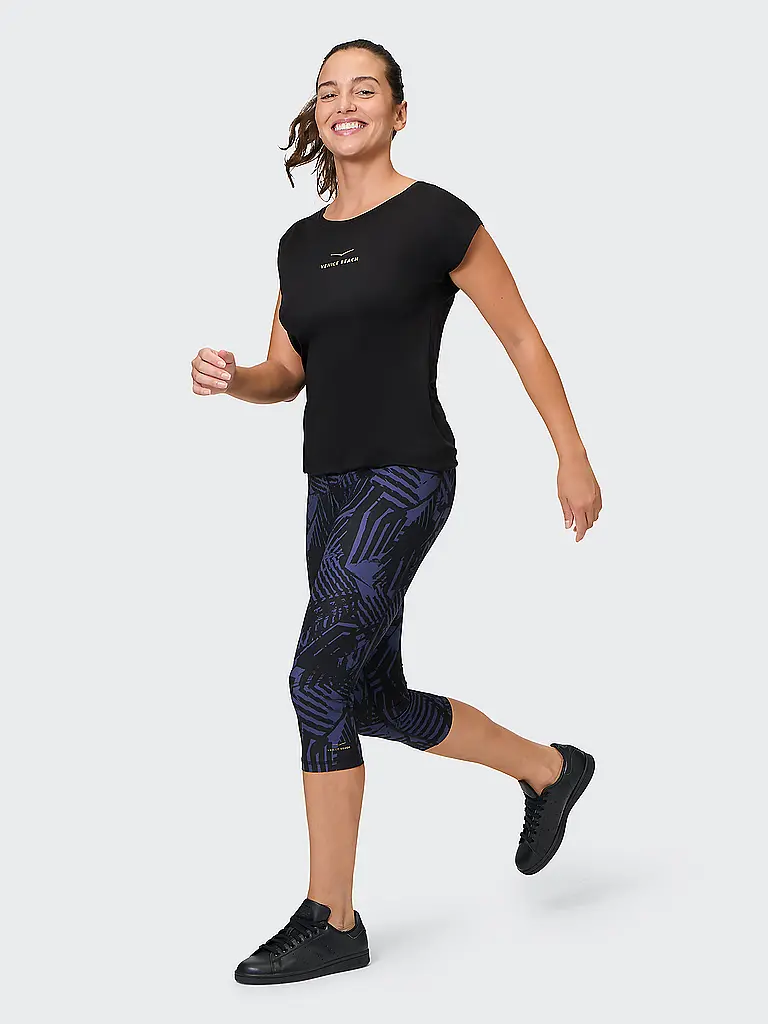 VENICE BEACH | Damen Fitnessshirt Wonder | schwarz