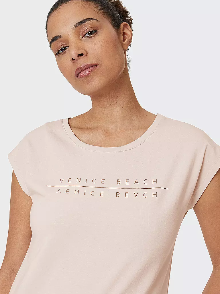 VENICE BEACH | Damen Fitnessshirt Wonder | beige
