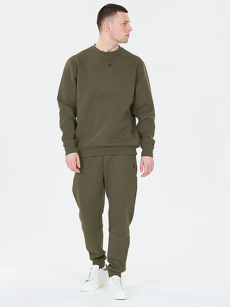 VIRTUS Herren Sweater Taro Crew dunkelgrün | XXL — Bild 3