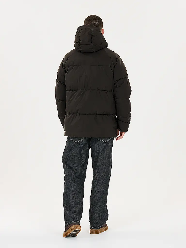 VIRTUS | Herren Freizeitjacke Mackey Puffer Hoodie | Schwarz