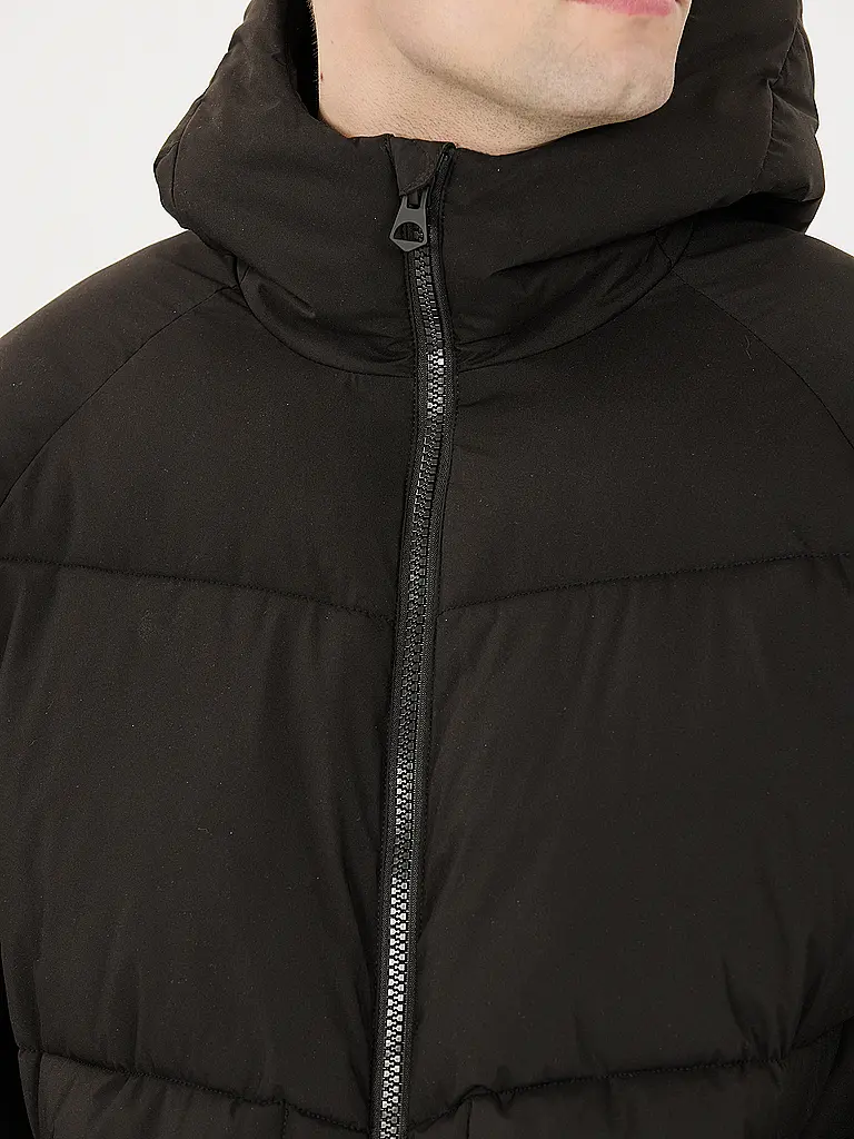 VIRTUS | Herren Freizeitjacke Mackey Puffer Hoodie | Schwarz