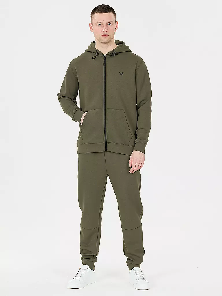 VIRTUS | Herren Kapuzenjacke Taro | dunkelgrün