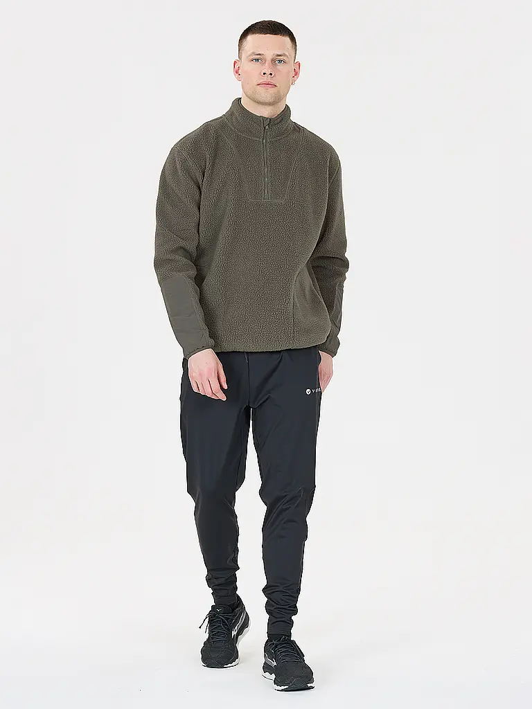 VIRTUS | Herren Sweater Fleece 1/2 Zip | Dunkelgrün