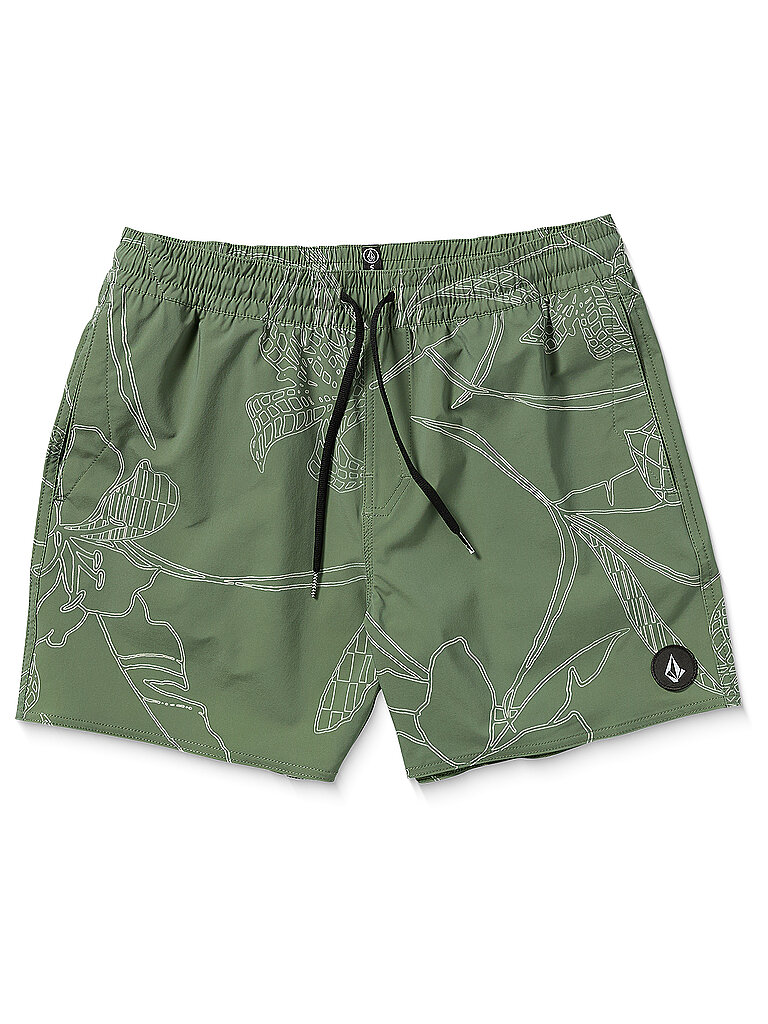 VOLCOM Herren Badeshorts Lido Print Trunk 16 olive | L — Bild 2