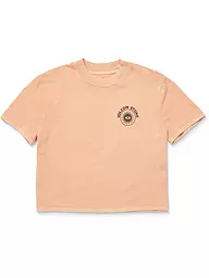 VOLCOM | Damen Beachshirt Dial Crop | hellbraun