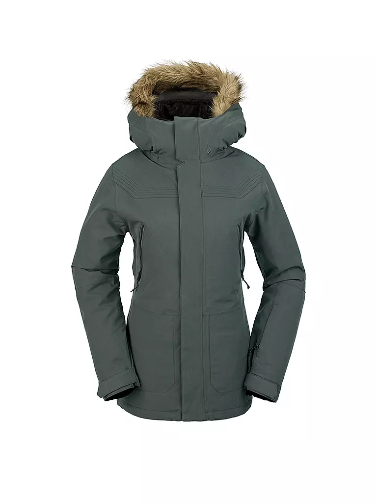 VOLCOM | Damen Snowboardjacke Shadow Insulated | dunkelgrün