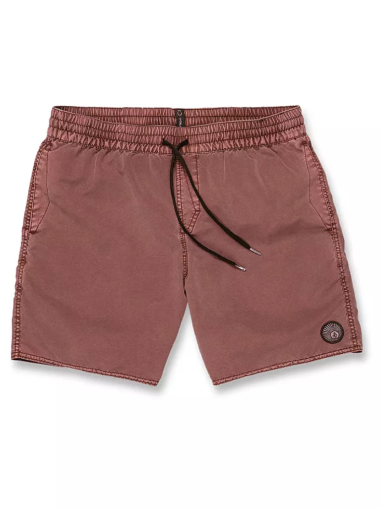 VOLCOM | Herren Badeshort Center 17" Trunk | dunkelrot