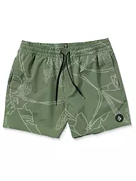 VOLCOM | Herren Badeshort Lido Print Trunk 16 | olive
