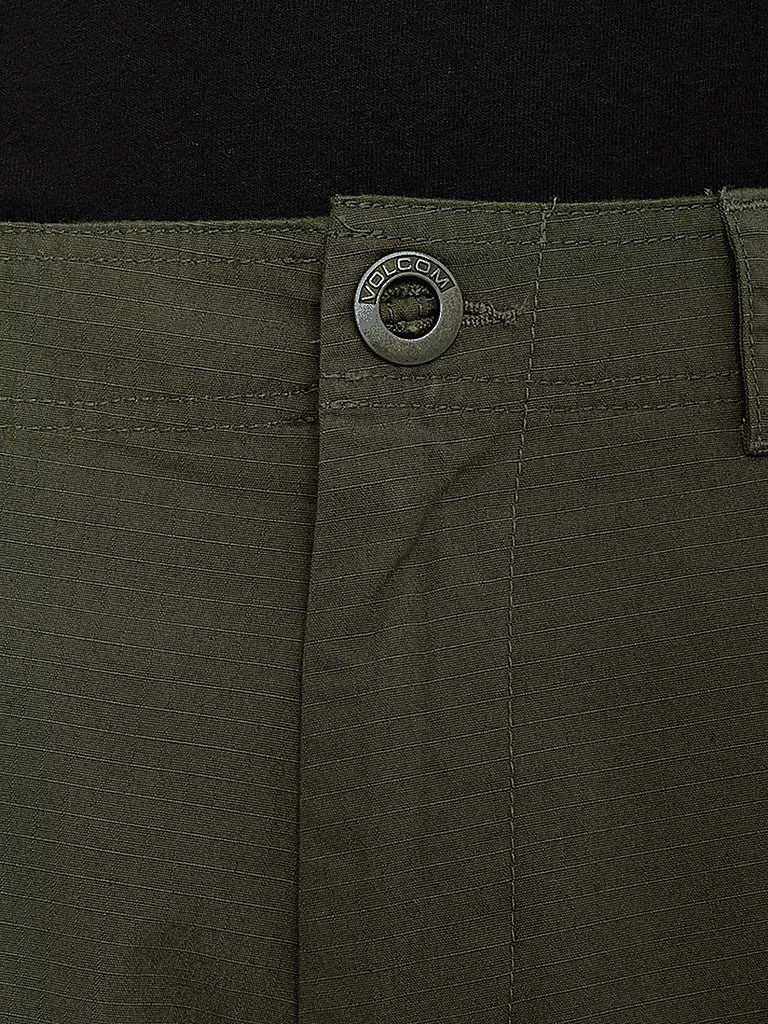 VOLCOM | Herren Bermuda Grande Barracks Cargo | olive