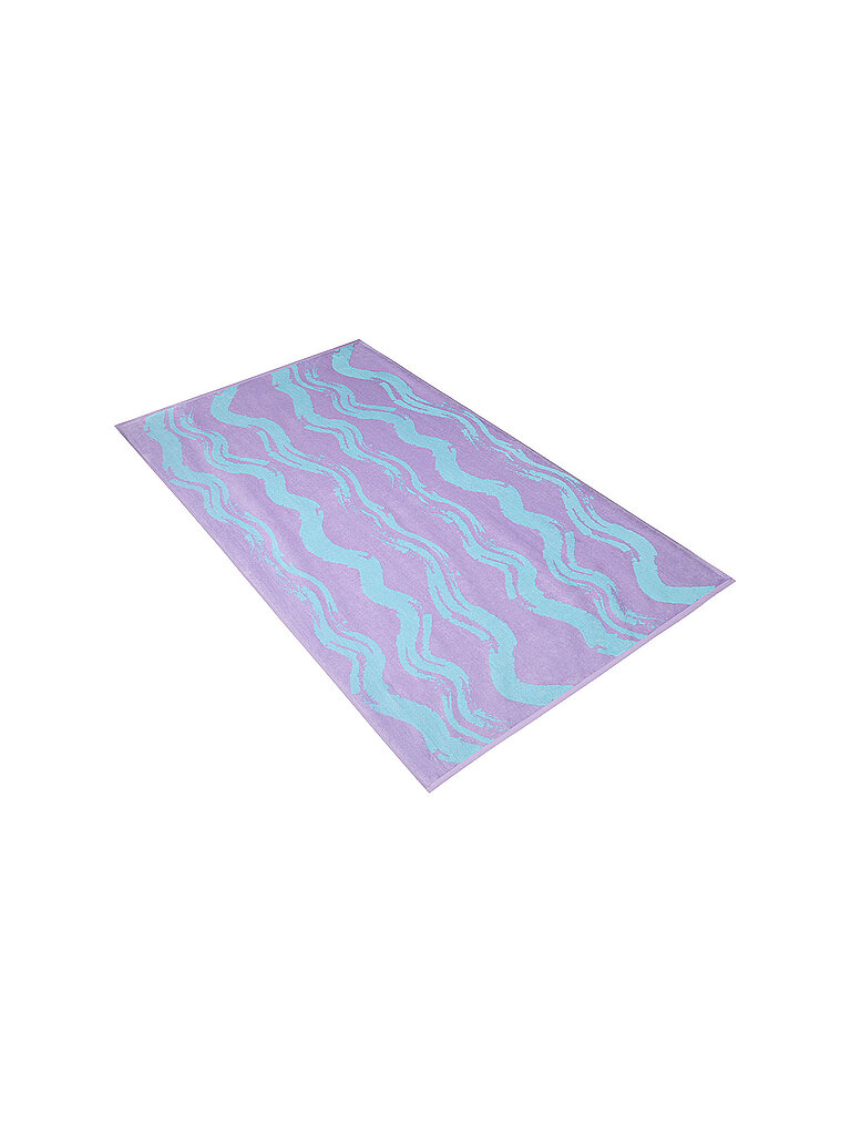 VOSSEN Badetuch Coast Lines 100x180cm lila
