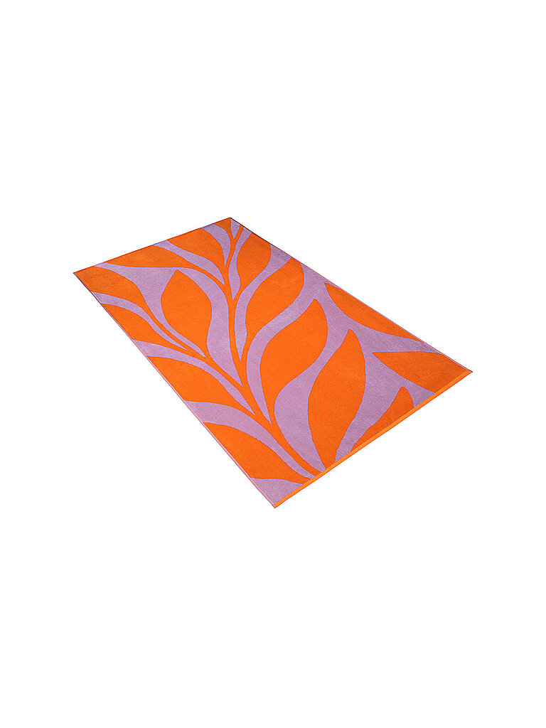 VOSSEN Badetuch Ocean Leaf 100x180cm orange