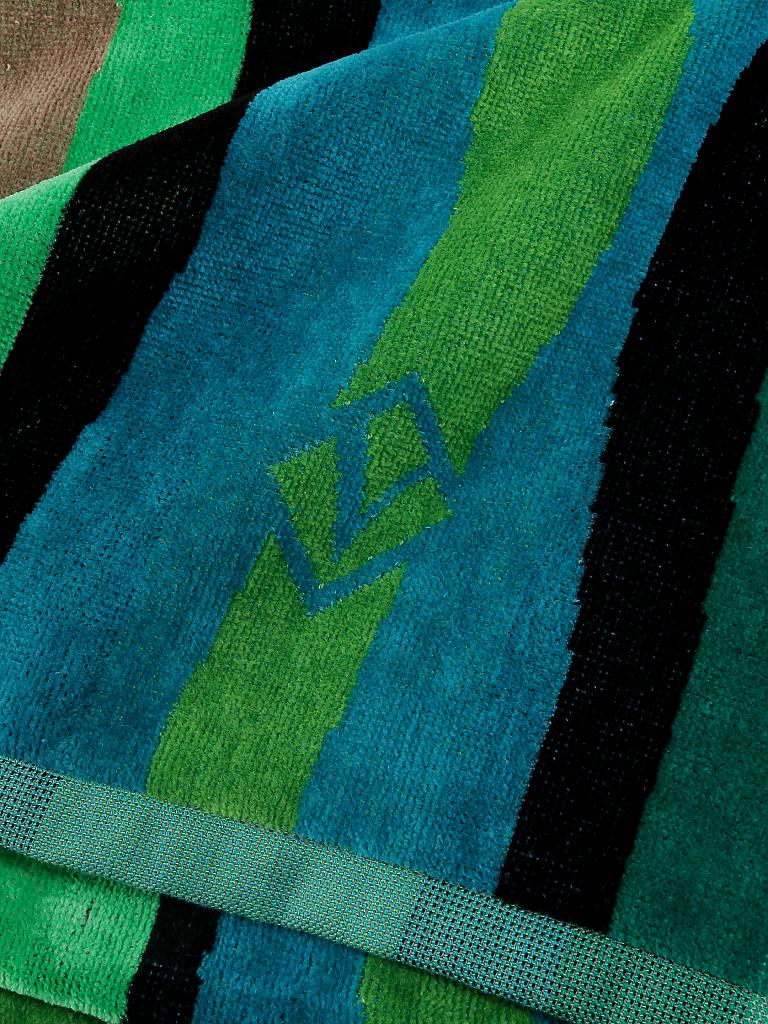 VOSSEN | Badetuch Liana Stripe 100x180 | grün