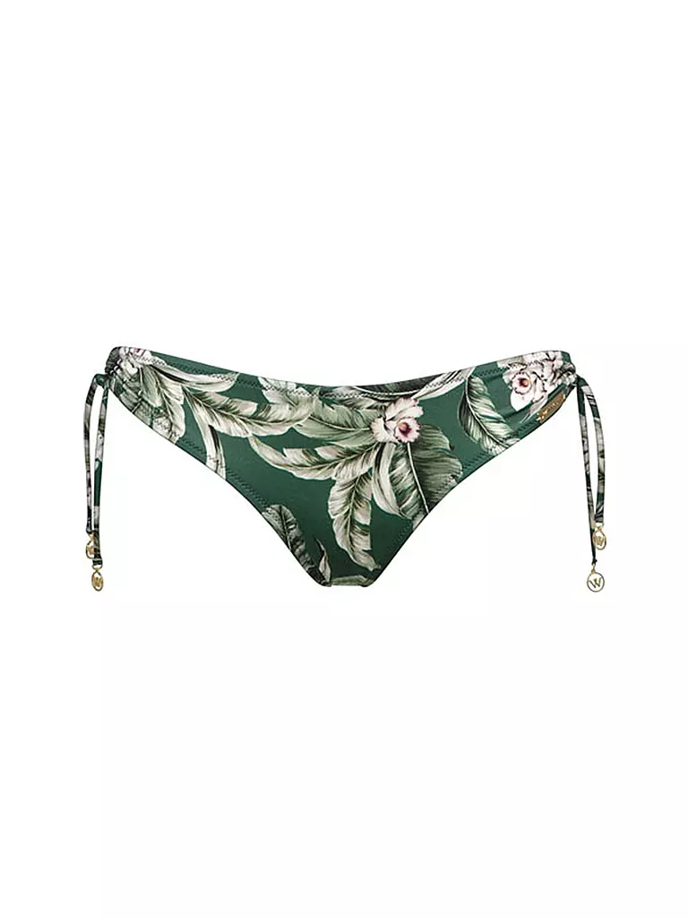WATERCULT | Damen Bikinihose Tie Side Fantasy Resort | grün