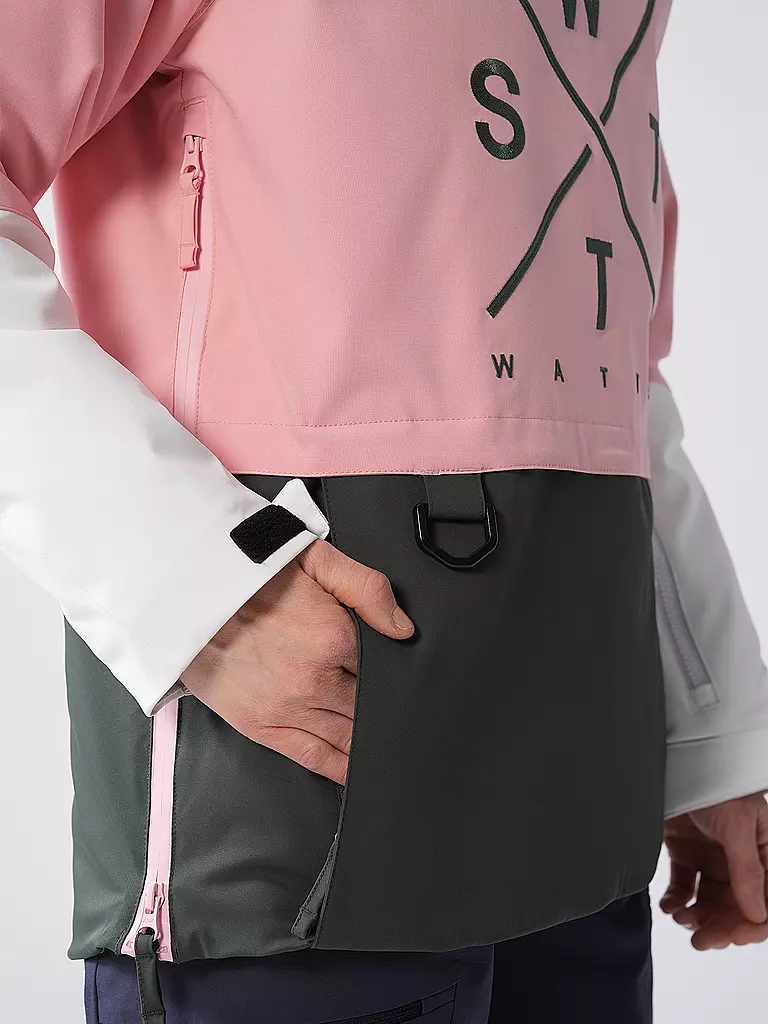 WATTS |  Damen Ski Schlupfjacke X-Metod | rosa