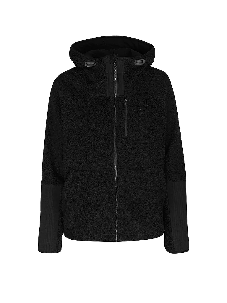 WATTS | Damen Fleecejacke | schwarz