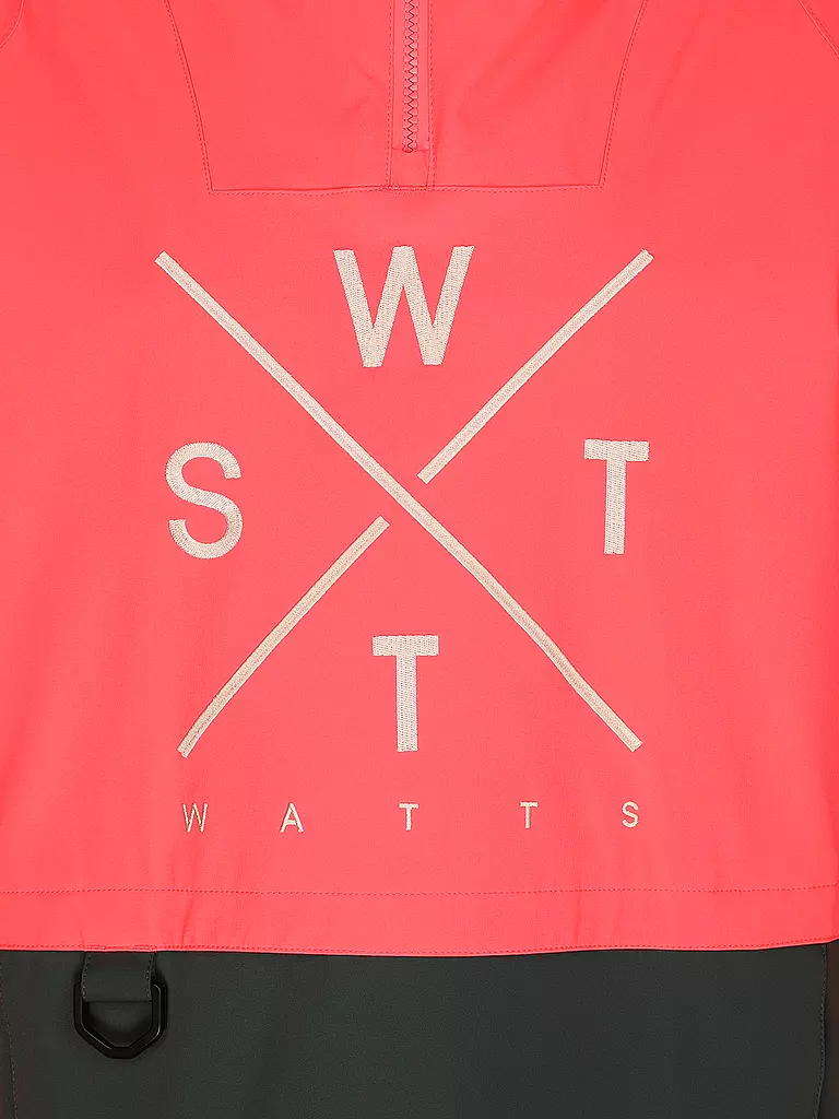 WATTS | Damen Ski Schlupfjacke Metodg | rot