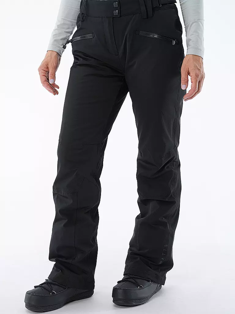 WATTS | Damen Skihose Tech | schwarz