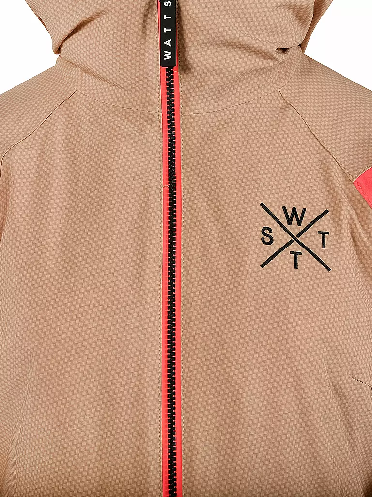 WATTS | Damen Skijacke Tech Jacket | beige