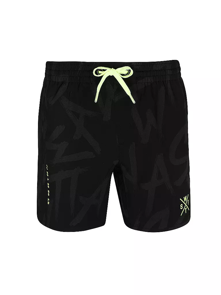 WATTS | Herren Badeshort | schwarz