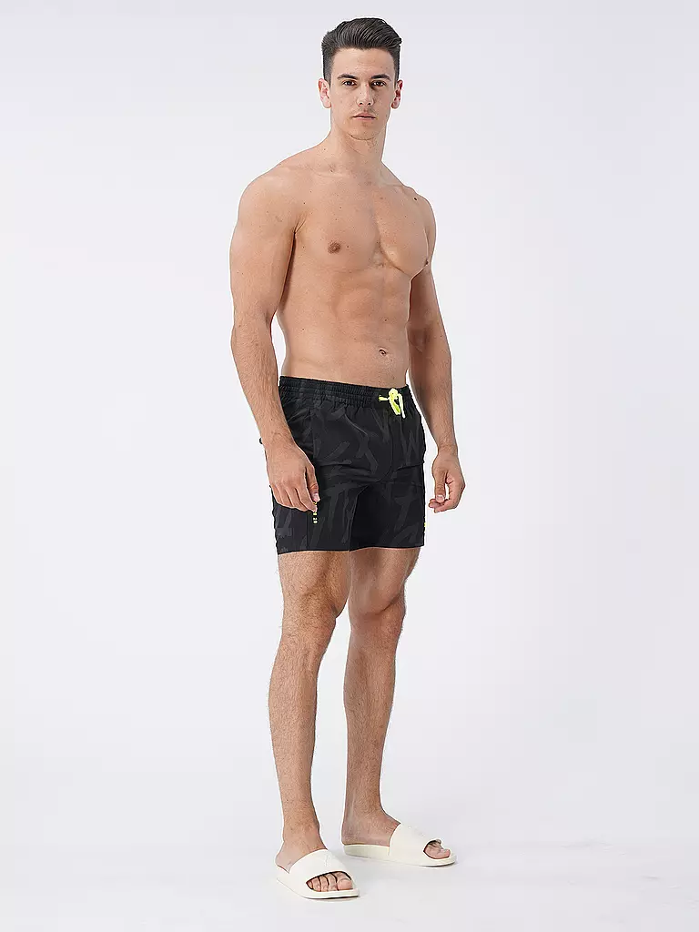 WATTS | Herren Badeshort | schwarz