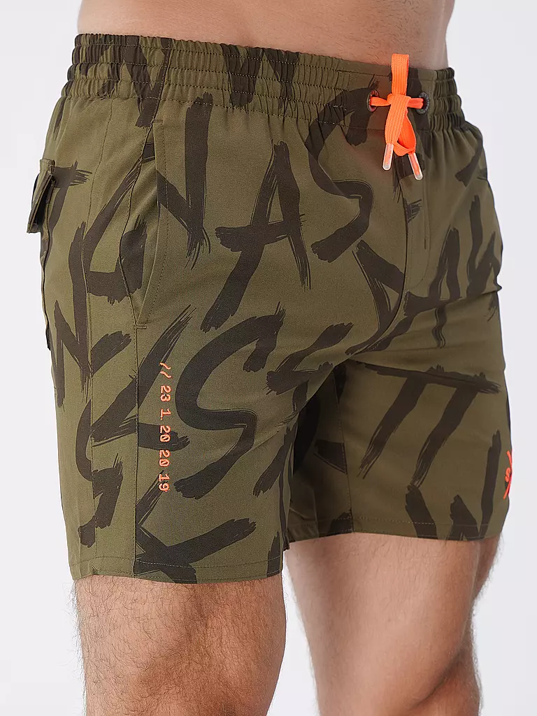 WATTS | Herren Badeshort | olive