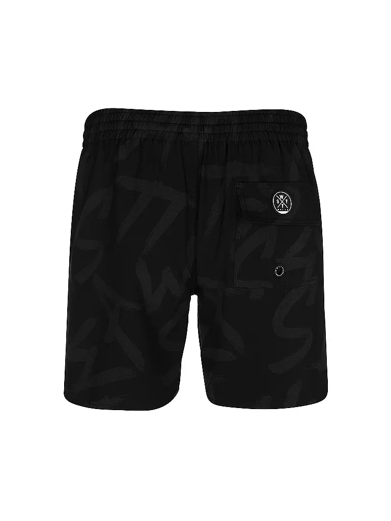 WATTS | Herren Badeshort | schwarz