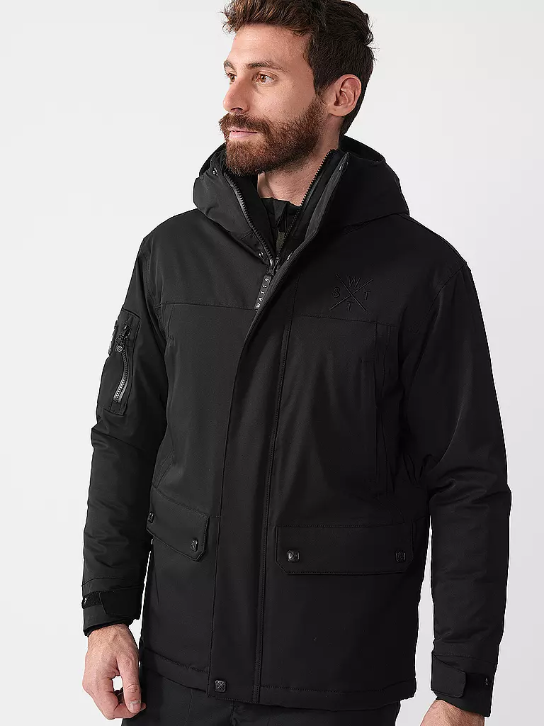 WATTS | Herren Skijacke Clever | schwarz