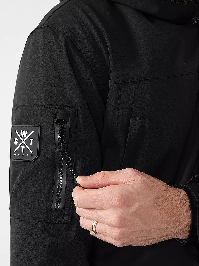 WATTS | Herren Skijacke Clever | schwarz