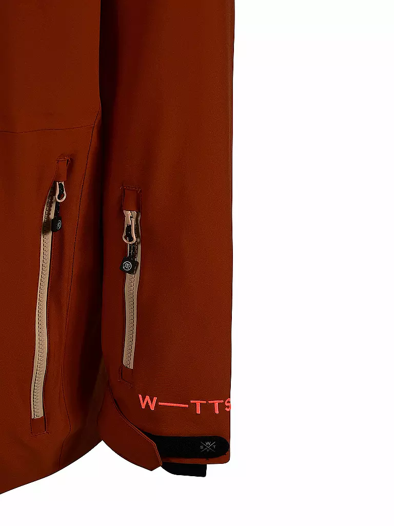 WATTS | Herren Skijacke Tech | braun