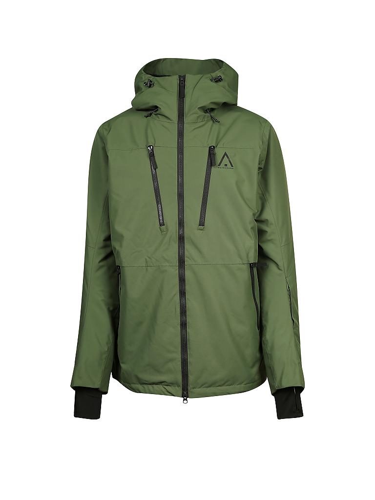 WEARCOLOUR | Herren Snowboardjacke Grid | grün
