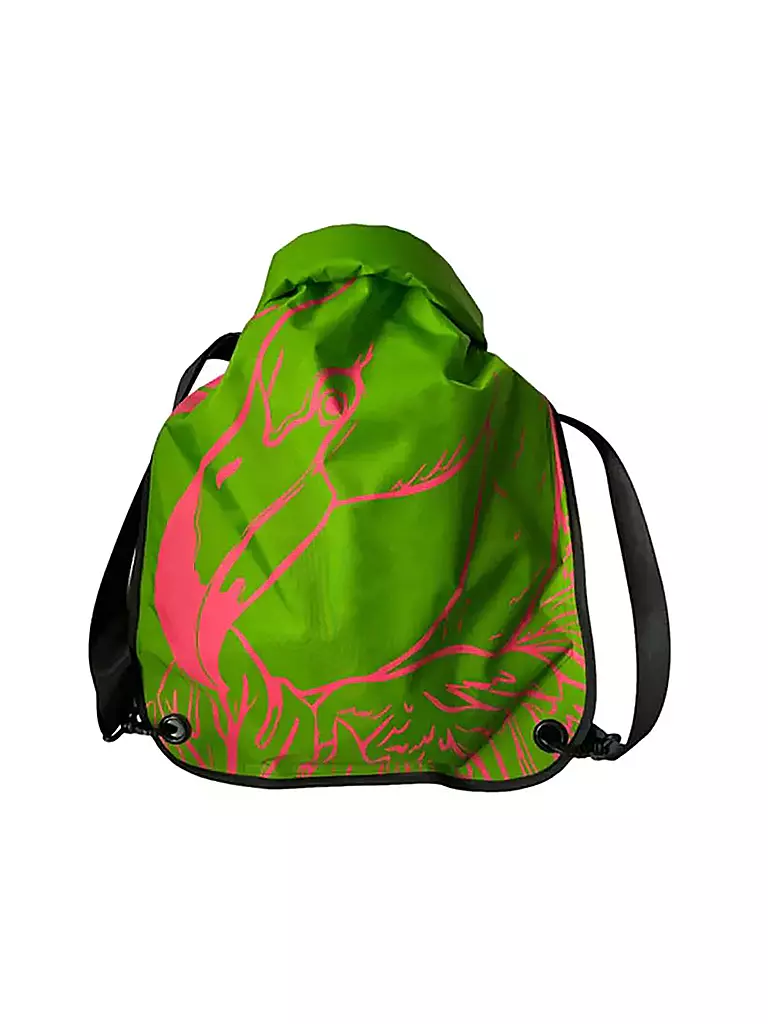 WICKELFISCH | Schwimmrucksack Flamingo M | grün